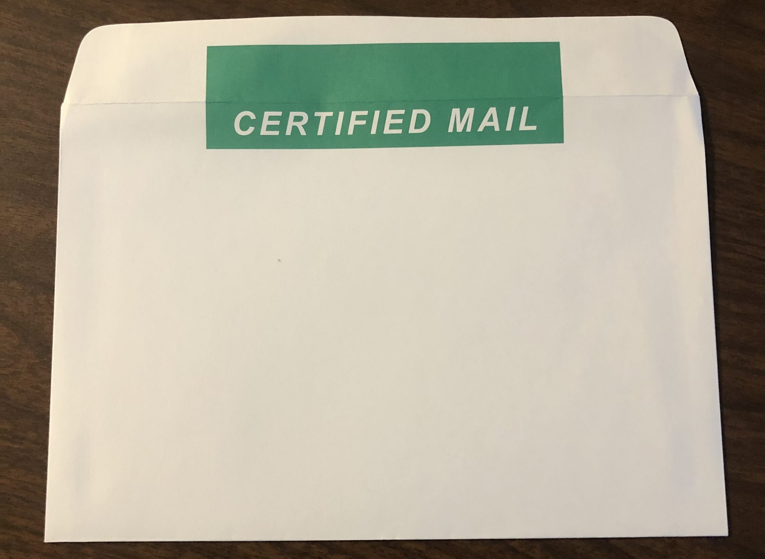 Certified Mail 6×9 Envelopes – Evolution creative solutions
