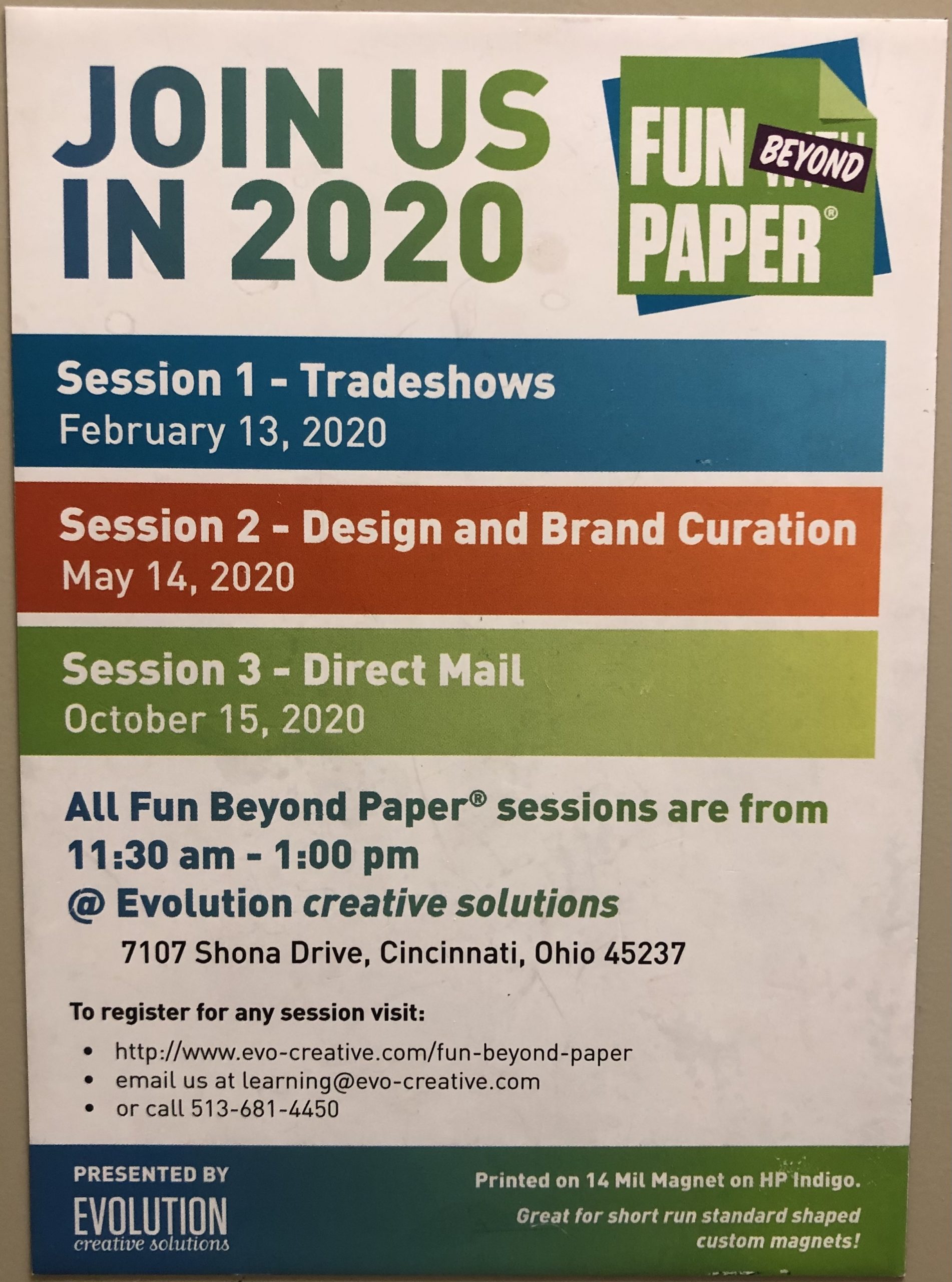 Digital Printed Magnets – Evolution creative solutions